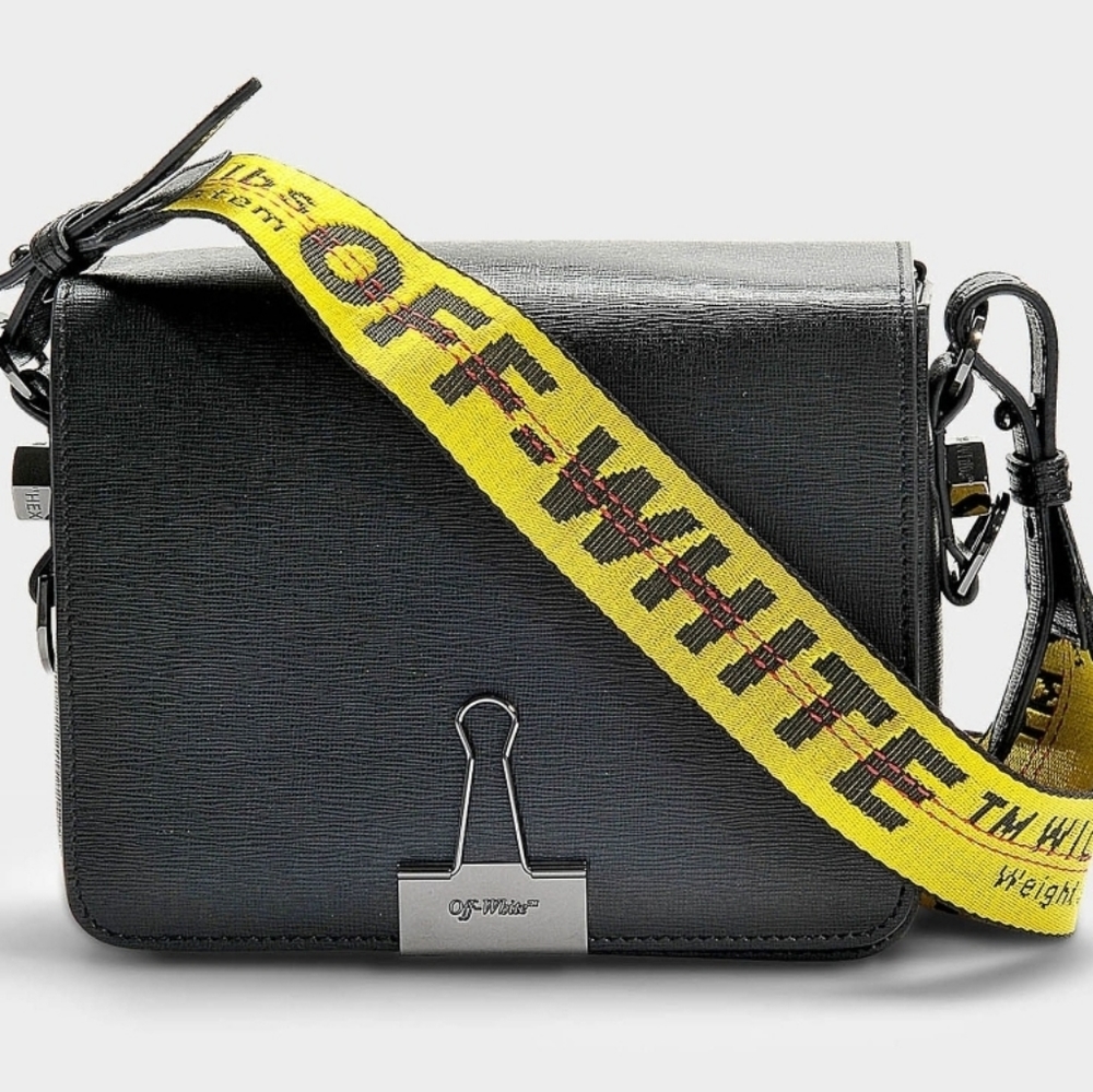 COPY - 🌟 Off-White Black Back Flap Purse 🌟